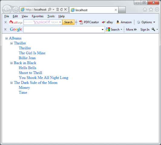 Using of XSLT with TreeView control to make XML hierarchical data binding